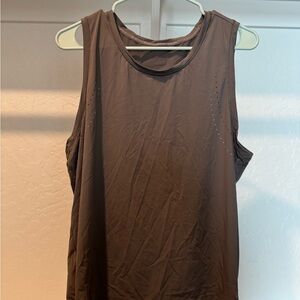Women's Sleeveless Taupe Top